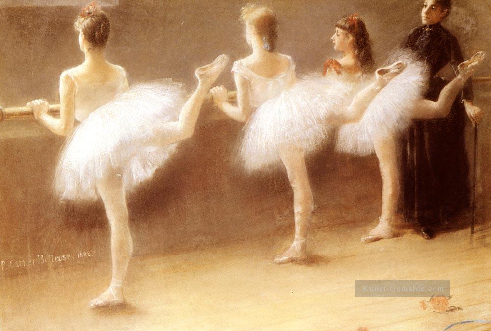 At The Barre Ballett Tänzerin Träger Belleuse Pierre Ölgemälde